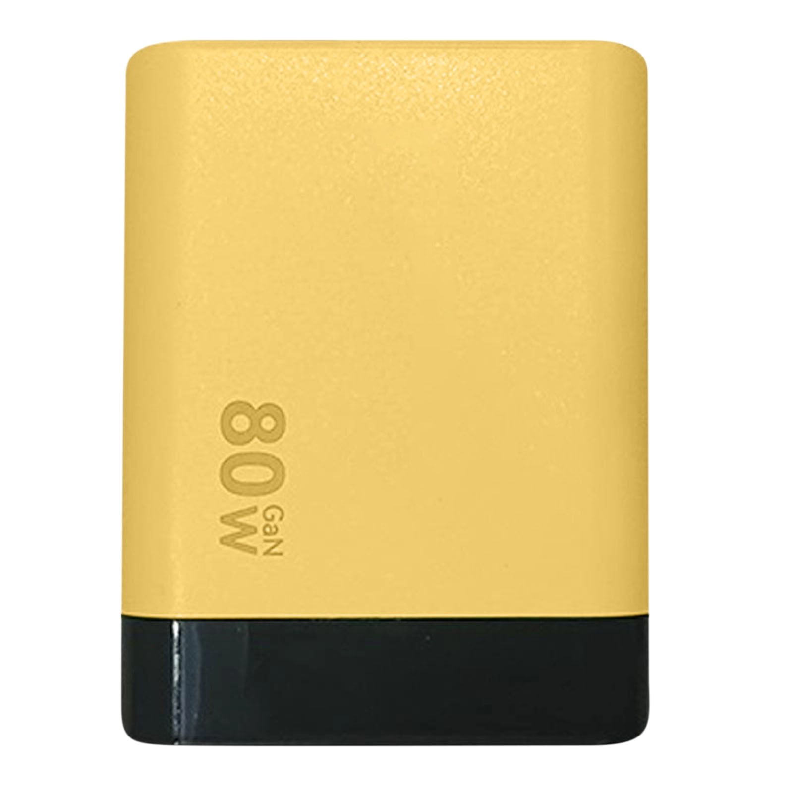 3 in 1 Wall Chargers, 3 Pack Retractable 80w Max, Scalable 80w Max Fast Charger Module with Type-C Cable and 2 USB Ports (Yellow + Green + White)