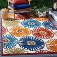 thumbnail image 1 of SAFAVIEH Cabana Aria Floral Outdoor Area Rug, 1 of 9