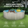 thumbnail image 5 of Aquarian Phoenix 18' x 52" Steel Frame DIY Family Size Above Ground Pool, 5 of 11