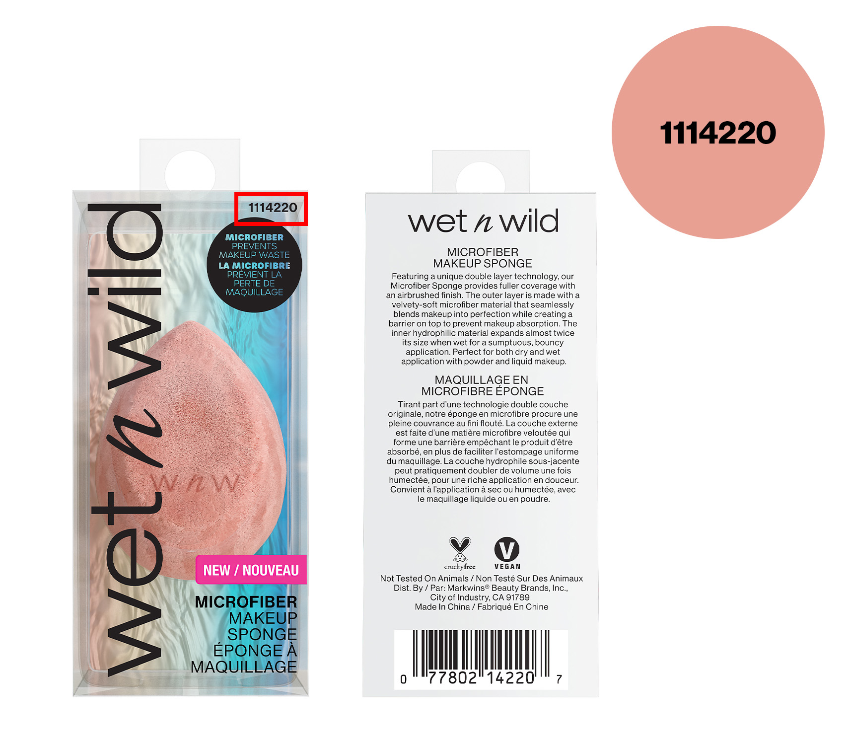 wet n wild Microfiber Makeup Sponge