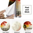 thumbnail image 4 of Peel and Stick Wallpaper Misty Fall Morning Portland Japanese Gardens Removable Wall Mural Self Modern Art Wall Mural Decor Self Adhesive and Removable 69in x 98in, 4 of 8