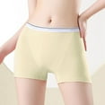 thumbnail image 5 of KHONTS Women's High Waist Underwear Plus Size Leakage Comfortable Breathable Ladies Panties for Daily Wear Yellow XL, 5 of 9