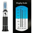 Beer Wort Refractometer,Brix/Specific Gravity With Atc(Specific Gravity
