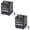 2Pack, variant on 500W Mini Cold Spark Machine Sparkler Machine DMX512 Firework Machine 3-16ft Adjustable for Wedding Stage Party DJ Disco,Black