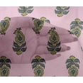 thumbnail image 4 of oneOone Viscose Chiffon Fabric Leaves & Paisley Block Decor Fabric Printed BTY 42 Inch Wide, 4 of 4