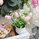 thumbnail image 1 of Uuiauoio Small Artificial Plants Mini Easter Egg Plants in Pot, Faux Greenery Potted with Fake Easter Eggs and Flowers for Table Home Office Desk Shelf Decor, 1 of 7