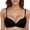 Black, variant on Women Jelly Strips Push Up Bra Breathable Support for Sagging Large Lift Small Bust Enhancing Comfort, M, Coffee
