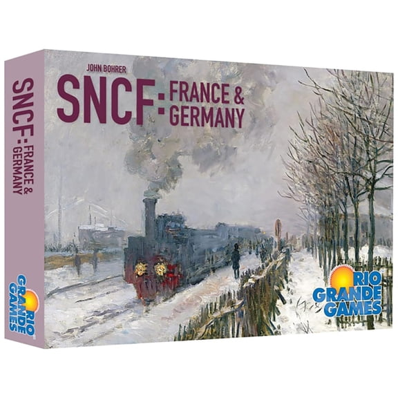 Rio Grande Games: SNCF: France & Germany - Train Strategy Board Game, European Railway Game, Economy & Investment, Ages 14 , 3-6 Players, 30 Min