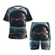 thumbnail image 1 of Balery Astronaut Helmet Reflections Conjunto de Pijama Infantil de Manga Corta con Estampado – Ropa de Dormir de Algodón Suave-Medium, 1 of 6
