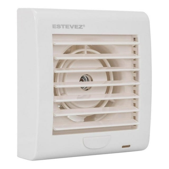 Estevez Extractor de Aire de 4 Pulgadas con Sensor de Humedad, Para Baño, Cocina, Pared o Ventana