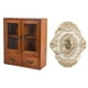thumbnail image 1 of Gabinete de almacenamiento de madera Organizador de escritorio Organización Práctico Portátil Versátil Puerta doble, 1 of 9