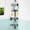 Black, variant on MEHOOM 4-Tier Corner Shower Caddy with Tension Pole, Adjustable 30–120 inch, No-Drill Shower Organizer with Hooks, Soap Holder & Toothbrush Cup, Rustproof Bathroom Caddy (Black)