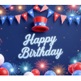 thumbnail image 4 of Colorful Theme Birthday Banner Decorative Design Party Backdrop for Kids Celebration Patriotic Event Indoor Decoration, 4 of 8