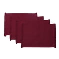 thumbnail image 6 of Brielle Home Winchester Leaves 13-Piece Dining Set: Table Runner, Placemats, Napkins & Napkin Rings, 6 of 8