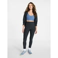 thumbnail image 5 of Athletic Works Women's and Women's Plus ButterCore Capri Leggings with Pockets, 21" Inseam, Sizes XS-4X, 5 of 7