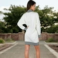 thumbnail image 5 of Women's Sweater Dress with Cozy Fit and Stylish Design - Medium, White, 5 of 7