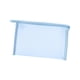 thumbnail image 3 of Bolsa de maquillaje impermeable de PVC, organizador de maquillaje de viaje duradero con cremalleras, bolsa de aseo, bolsa de cosméticos para artículos Azul Salvador Bolsas de maquillaje, 3 of 9