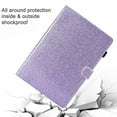 thumbnail image 5 of Dteck Smart Case for Samsung Galaxy Tab A7 10.4" SM-T500/T505 (2020 Released) 10.4-inch,Bling Glitter Magnetic Leather Card Holder Wallet Kickstand Automatic wake/sleep Cover,Purple, 5 of 5