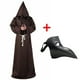 thumbnail image 1 of Capa Medieval de Halloween para hombre, disfraz de Wizardry, máscara de boca de pájaro de peste, accesorios de juego de rol horribles, vestido de monje Pastor, 1 of 4