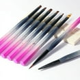 thumbnail image 4 of Acrylic Brush Set Gradient Handle UV Gel Builder Make Up Nail Drawing Flower Pen Manicure DIY Tools, 4 of 5