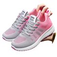 thumbnail image 3 of NOKIO Women's Soft Sole Running Shose With Breathable Mesh Lightweight Walking Sneakers Fashion Casual Knit Tennis Shoes Comfortable Non-S𝗅ip Athlet𝗂c Shoes for Daily Fitness Workout Training, 3 of 6