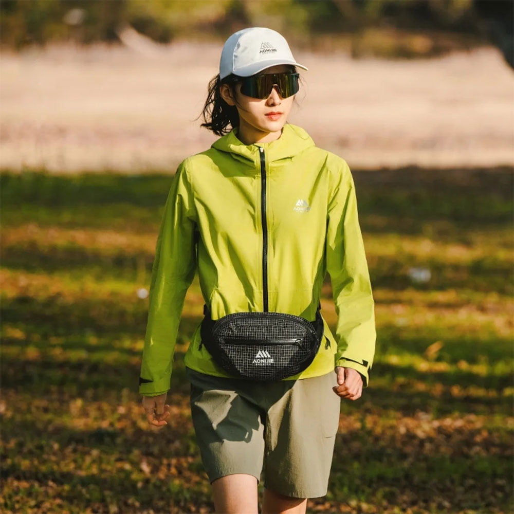 AONIJIE FH2502 Running Waist Bag 4L Large Capacity Waterproof Belt Pack for Men Women Outdoor Hiking Trail Marathon