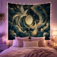 thumbnail image 2 of Golden Moon and Cosmic Portal Tapestry, 2 of 7