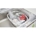 thumbnail image 4 of Stainless Steel Dishpan Basin Portable Tub Rack for Kitchen Utensils Storage - Rounded Rectangle Design, 4 of 7