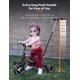 thumbnail image 2 of besrey Bicicleta para niños 7 en 1 con manija de dirección para padres para niñas y niños de 1, 2, 3, 4, 5 años, triciclo plegable para niños, triciclo para niños con pedales extraíbles, asiento ajust, 2 of 5