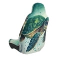 thumbnail image 4 of Lsque Watercolor Turtle1 Pattern Car Seat Covers for Front Seats , Waterproof Seat Covers for Cars, Sporty Front Seat Covers,Car Seat Cover Protector Front Seats, 4 of 5