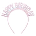 thumbnail image 1 of Shisuyan Delicate Girls Birthday Headband Pink Plastic 1Pack, 1 of 8