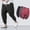 Black, variant on WIZUTIZ Mens Drop Crotch Harem Pants Wide Leg Baggy Lounge Pants Casual Yoga Loose Fit Streetwear Trousers for Travel