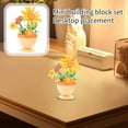thumbnail image 5 of 152PCS Sunflower Flower Blocks, Flower Building Block Sets, Plants and Succulent Toys, Building Block Flowerpot For Botanical Collection Birthday Gift Valentine's Day Gifts, 5 of 12