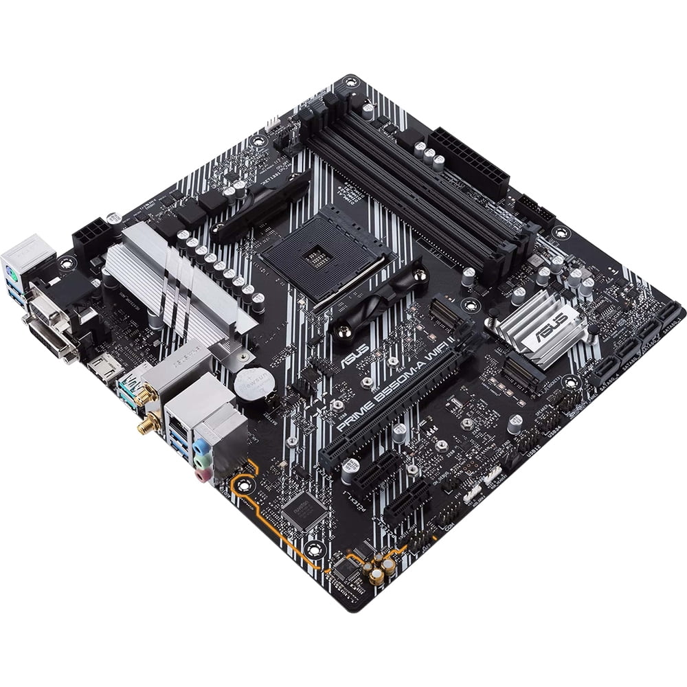 Asus Prime B550M-A WIFI II Desktop Motherboard - AMD B550 Chipset - Socket AM4 - Micro ATX (primeb550m-awifiii)