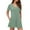 AA-Mint Green, variant on QATAINLAV Women's Summer Short Sleeve V Neck Short Jumpsuits Solid Casual Athletic Onesie Shorts Loose Wide Leg Romper with Pockets Mint Green L Sales for Today
