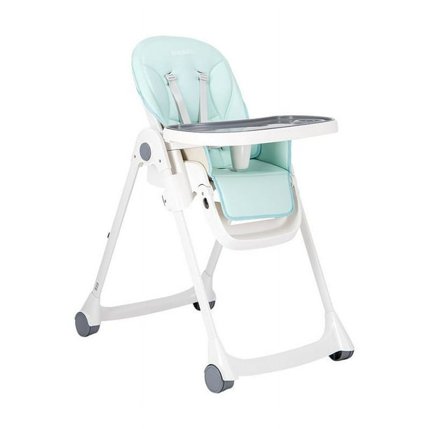 Periquera para Bebe Portátil con Bandeja para Comer - Asiento Reclinable de 3 Posiciones y Seguridad de 5 puntos Bebesit Snack