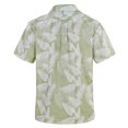 thumbnail image 2 of American Trends Hawaiian Shirt for Men Short Sleeve Button Down Shirts Beach Shirts for Men Palm Leaf Green XL, 2 of 7