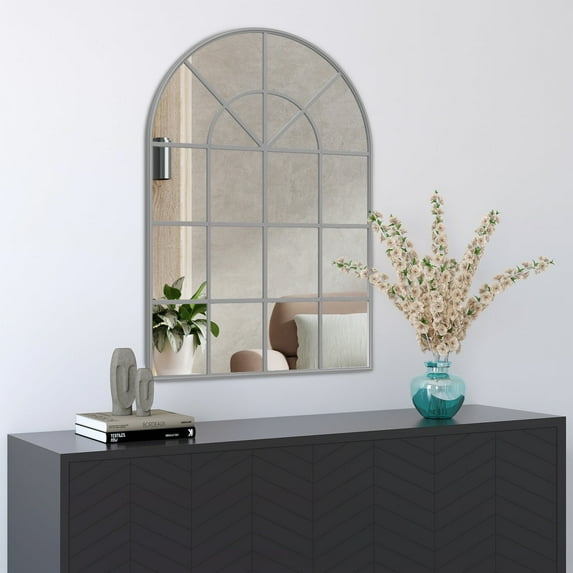 Emil Metal Framed Arched Mirror