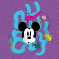 thumbnail image 2 of Girl's Mickey & Friends Oh Boy Underwater Graphic Tee Purple Berry X Small, 2 of 4