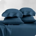 thumbnail image 1 of Bare Home Premium 1800 Ultra-Soft Double Brushed Microfiber Pillowcase Bulk Pack, Standard, 4 Pack, Dark Blue, 1 of 5