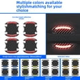 thumbnail image 4 of Pegatinas reflectantes para protección contra colisiones de puertas de automóviles, tiradores de manijas, pegatinas de protección contra rayones en la superficie de la pintura del automóvil, fibra de, 4 of 4
