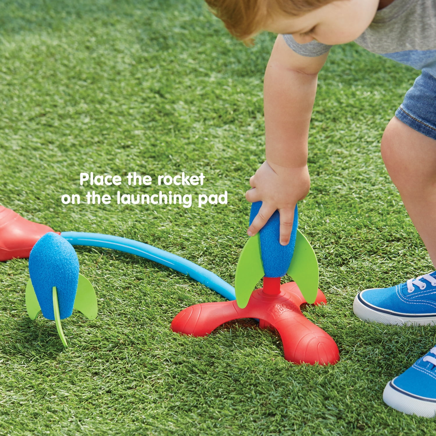 Kidoozie Rocket Zoomer with 2 Rockets Great for Outdoor Exercise