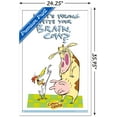 thumbnail image 3 of Cow and Chicken - Brain Wall Poster, 22.375" x 34", Framed, 3 of 5