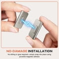 thumbnail image 4 of Magnetic Curtain Buckles 6 Pair, Light Blocking Curtain Clips Detachable Closure, No Drill No Sewing Curtain Fasteners, Keep Curtain Closed Home Decor, 4 of 9