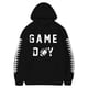 thumbnail image 3 of MHFRRA Sudadera con Capucha para Hombre, con Estampado de Fútbol, Informal, Holgada, para Uso Diario, Cómoda y Cálida Negro, 3 of 3