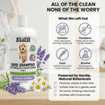 thumbnail image 5 of We Love Doodles Organic Professional 4-in-1 Dog Shampoo, Conditioner, Detangler, & Moisturizer, Lavender, 16 fl-oz, 5 of 8