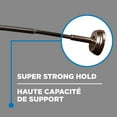 thumbnail image 2 of Tringle de douche courbée réglable Mainstays Smart Rods, installation sans outils par tension ou fixation murale, de 127 cm à 183 cm, 2 of 7