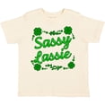 thumbnail image 3 of Inktastic Sassy Lassy with Green 4 Leaf Clovers Boys or Girls Toddler T-Shirt, 3 of 5