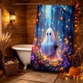thumbnail image 6 of Under 5! Halloween Shower Curtain Ghost Polyester Lightweight & Quick Dry for Bathroom Shower Stall RV Home Halloween Bathroom Decor by MPOISVA, 6 of 7