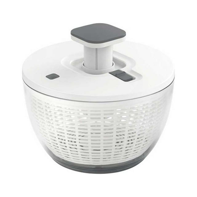 Salad Spinner Large 6.3 Qt, Manual Lettuce Spinner for Vegetable Prepping, One-Handed Pump Fruit Spinner